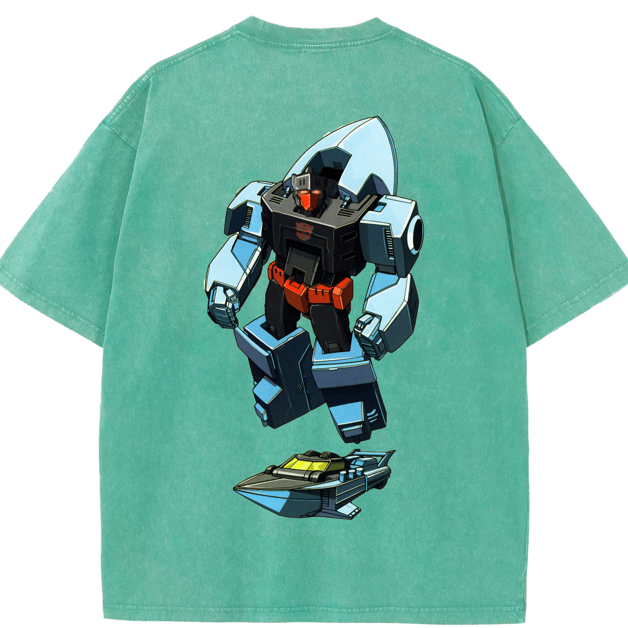 （画像用）  綿100% ヴィンテージ風 半袖Tシャツ（背面プリント）